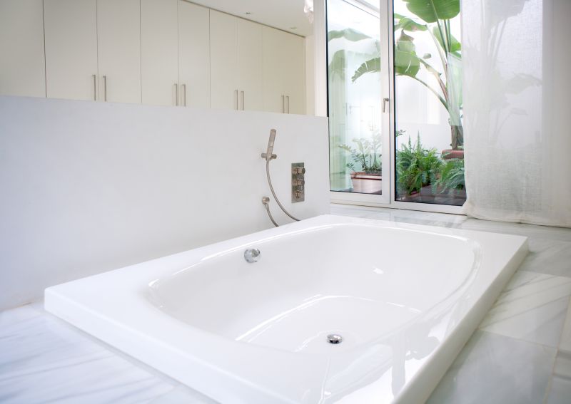 Refinished Tub in Modern Bathroom
